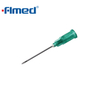 21g aiguille hypodermique (0,8 mm x 25 mm) vert (21g x 1,0 "pouce) 