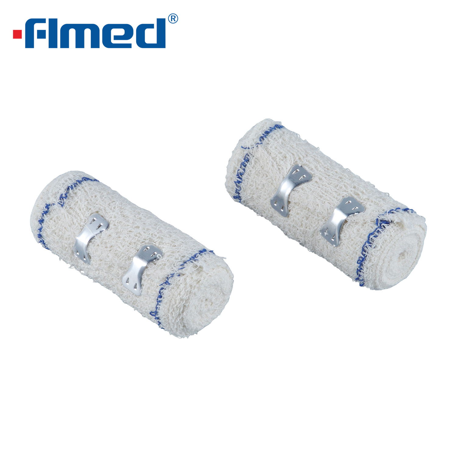 Bandage de crêpe médical différents types de crêpe élastique avec des clips
